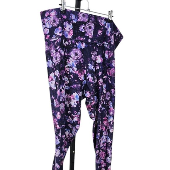Athleta Salutation Stash Pocket ll Printed Tight, Plus Size, Floral, Size 3X - Picture 9 of 9